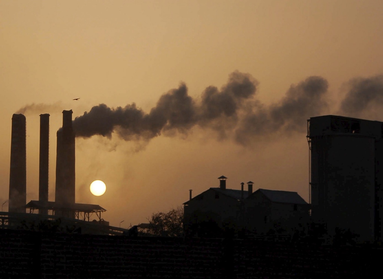 Cement factory in Pakistan.