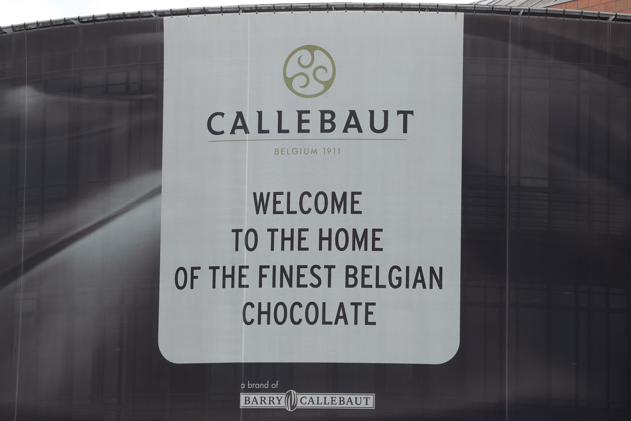 Barry Callebaut sign in Belgium