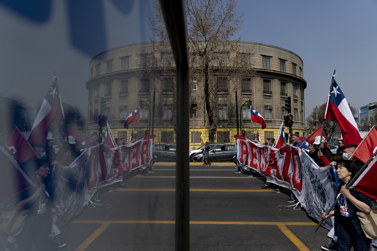 Manifs au Chili