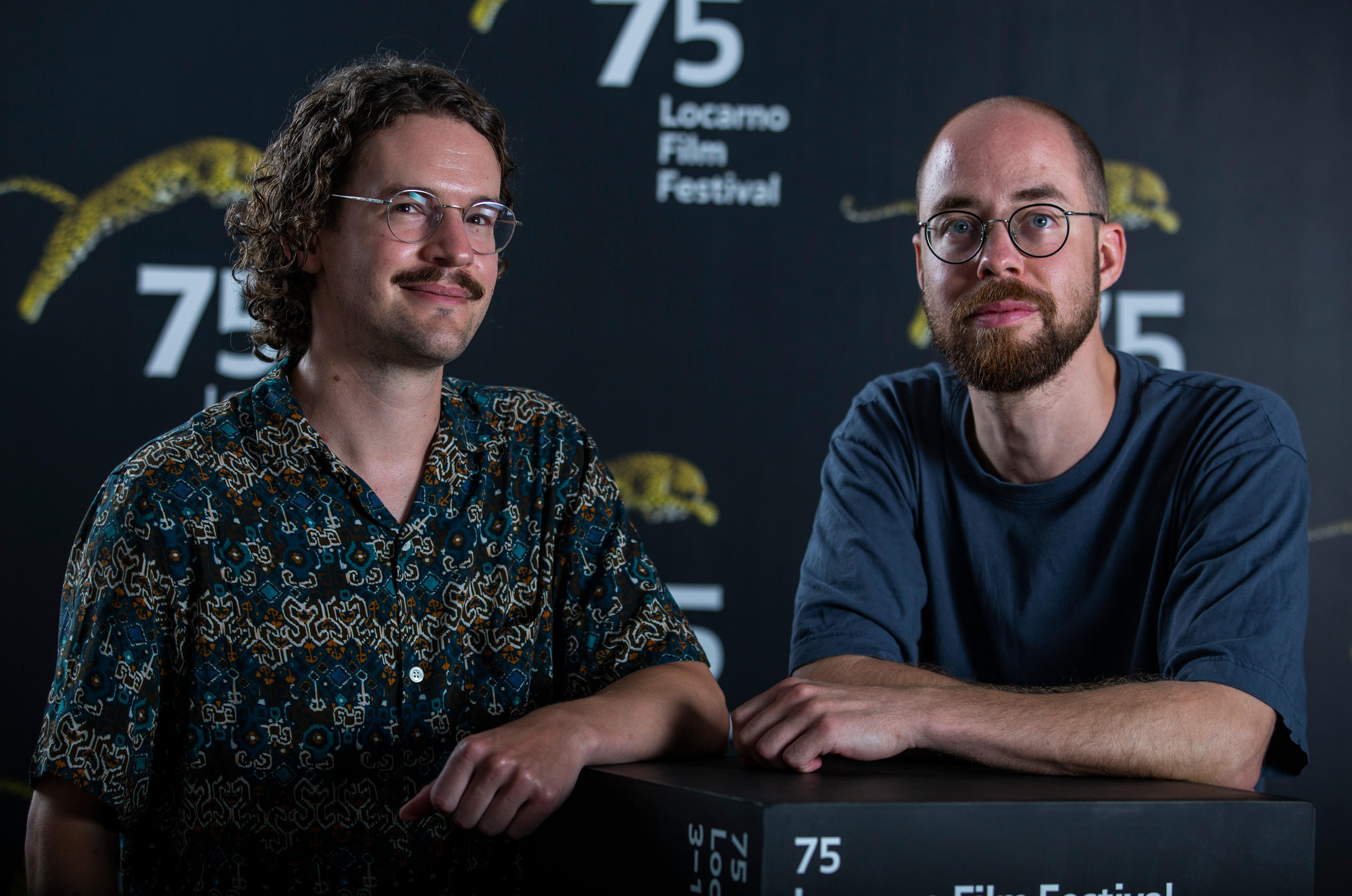 The directors of Der Molchkongress in Locarno Film Festival