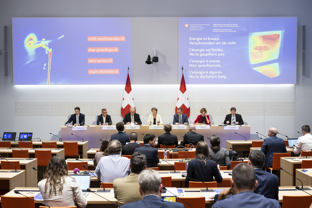 Conseil fédéral en conférence de presse