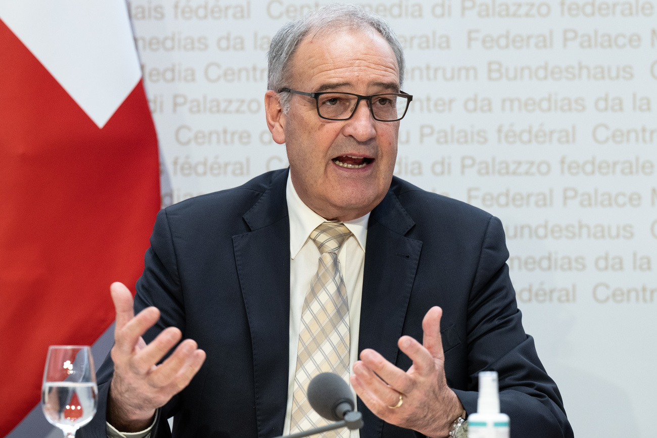 Swiss Economics Minister Guy Parmelin