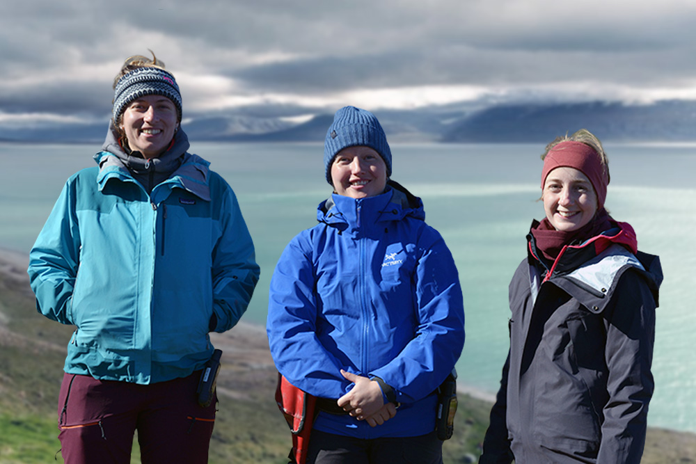 Lena Bakker, Sigrid Trier Kjaer and Jana Rüthers