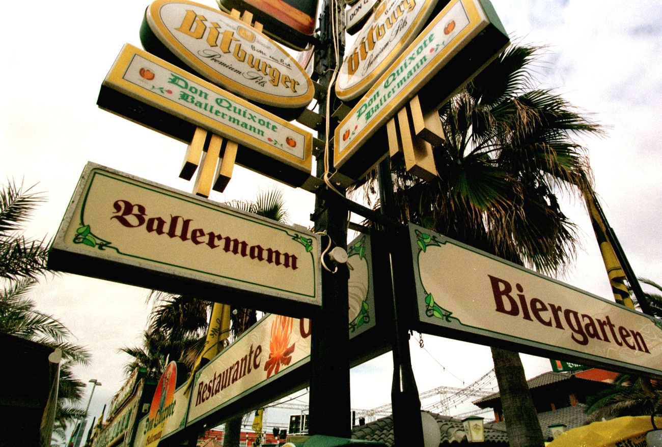 signs for beer gardens