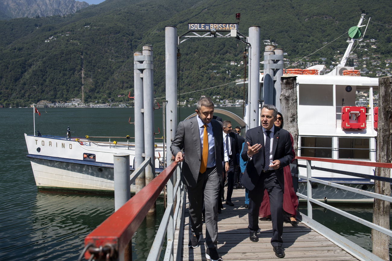 Swiss and UAE foreign ministers