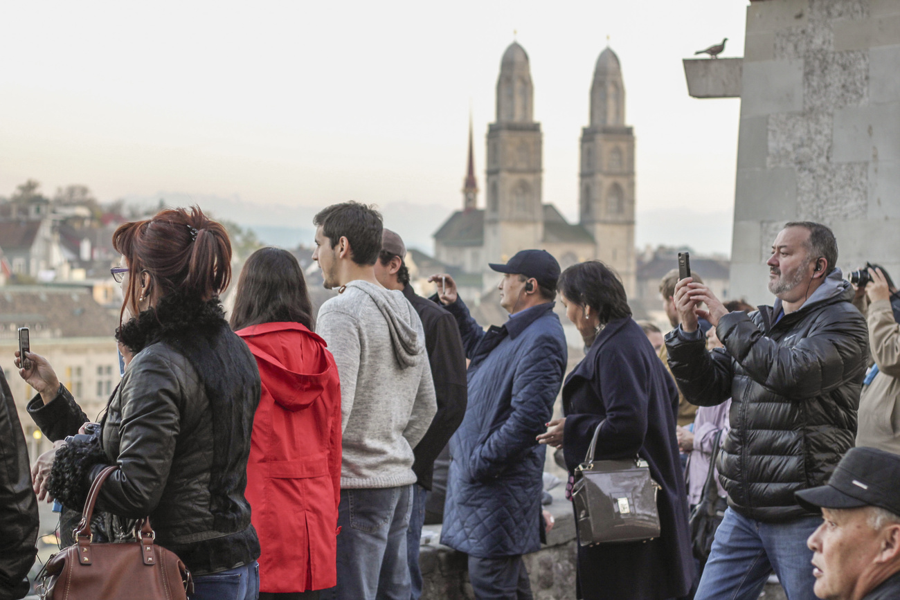Grossmünster Touristen
