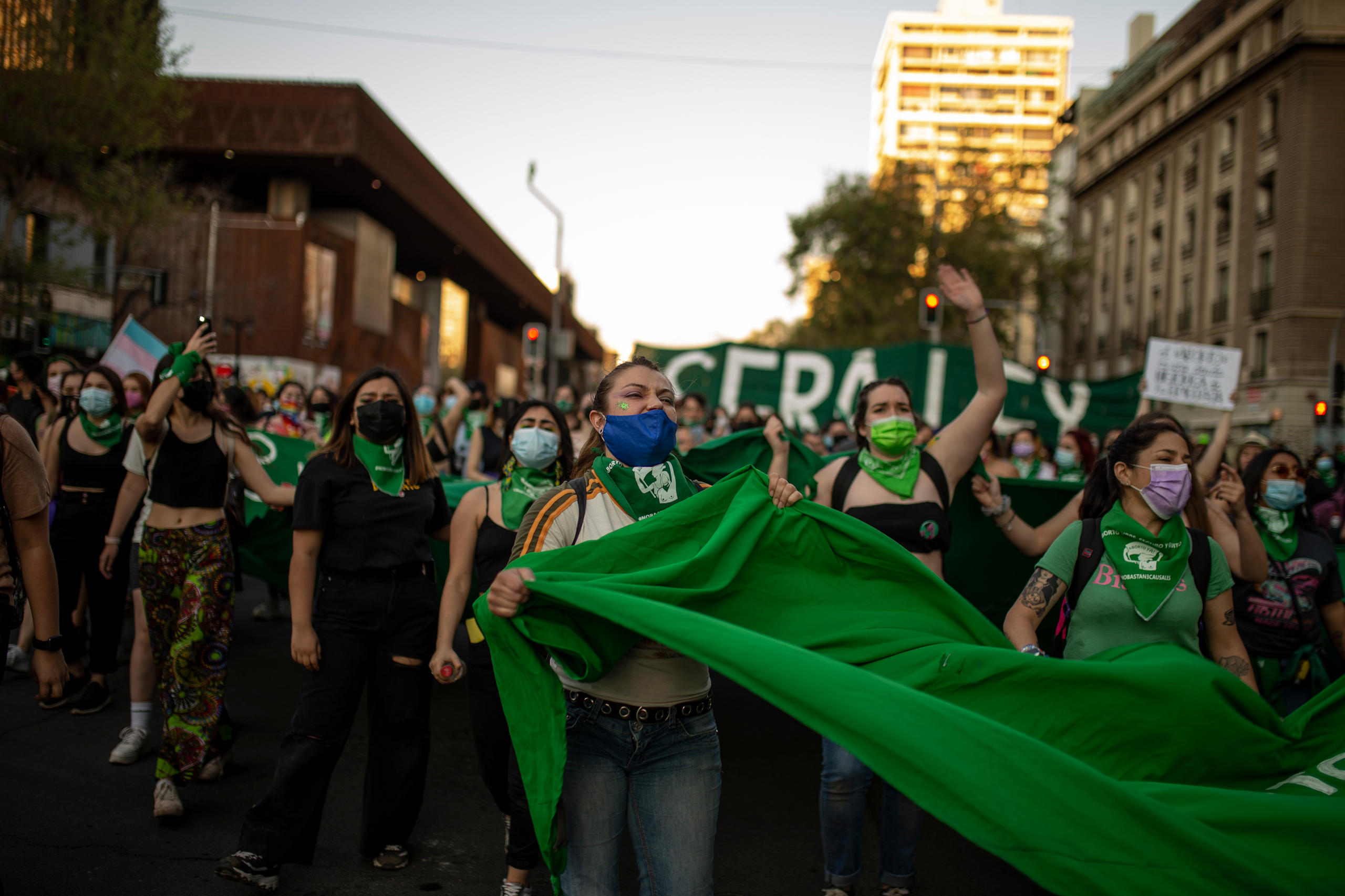 Women demonstrating