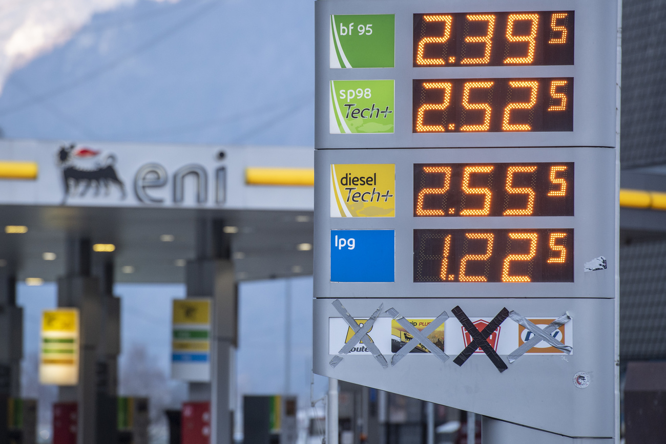 Prix des carburants à une station-service