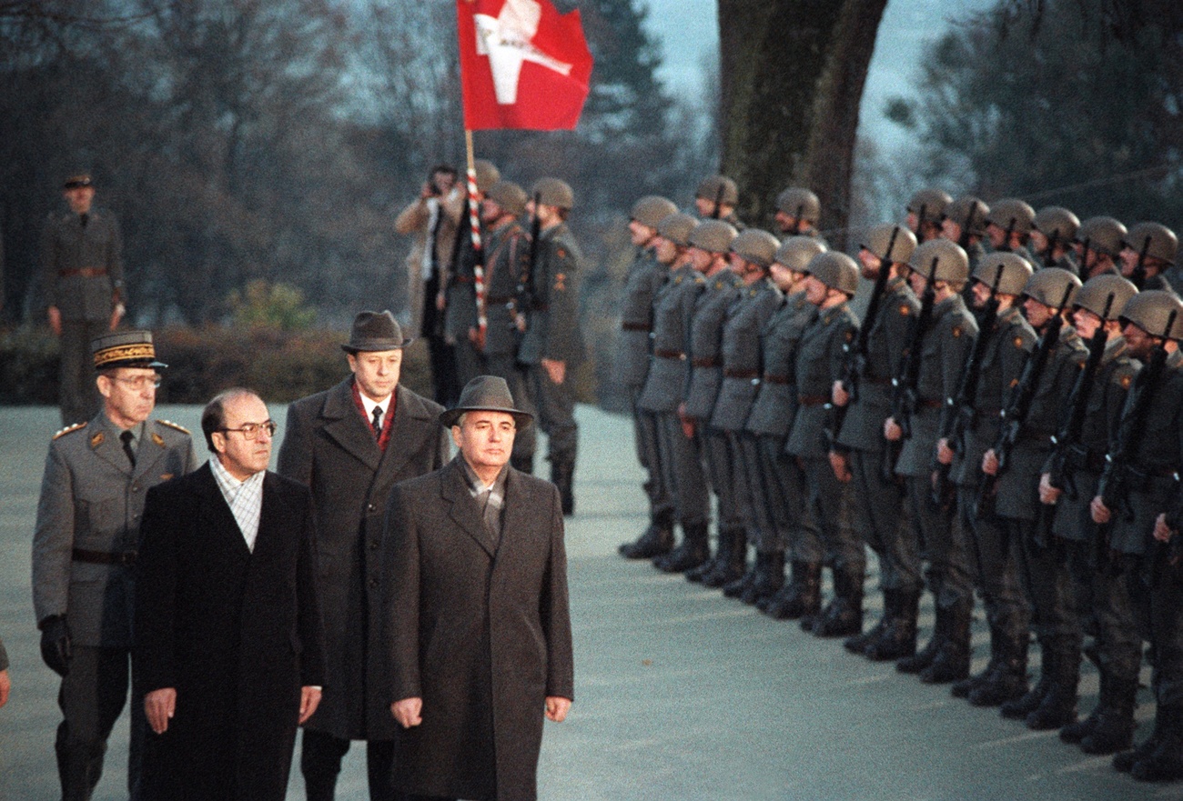 Michail Gorbatschow in Genf 1985, Empfang.