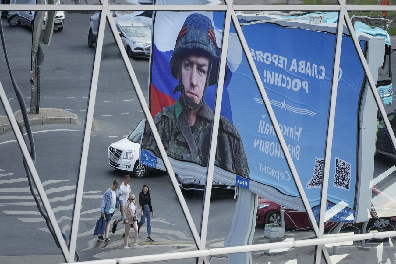 Werbung für das russische Militär