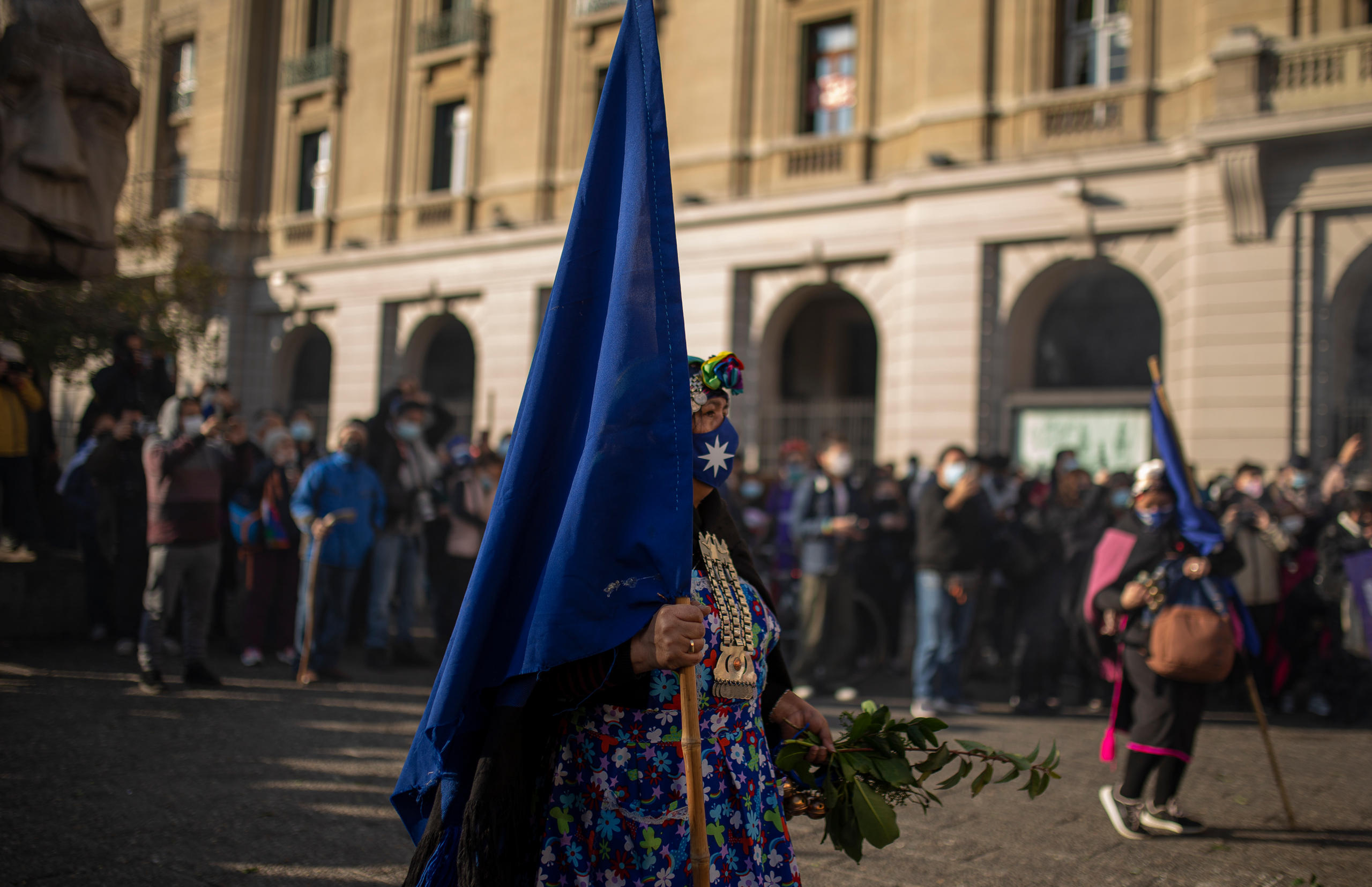 Mujer mapuche.