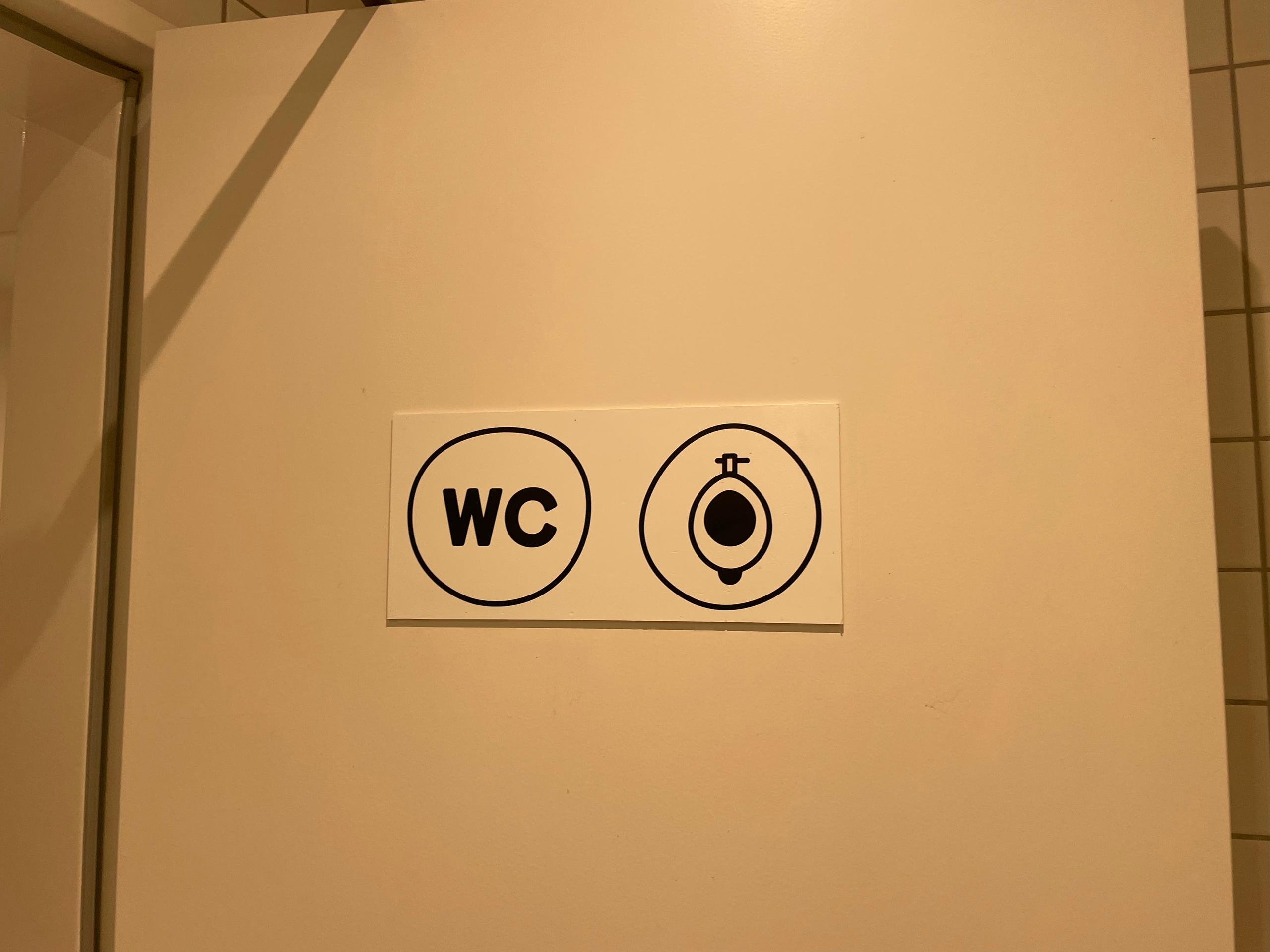 WC signs