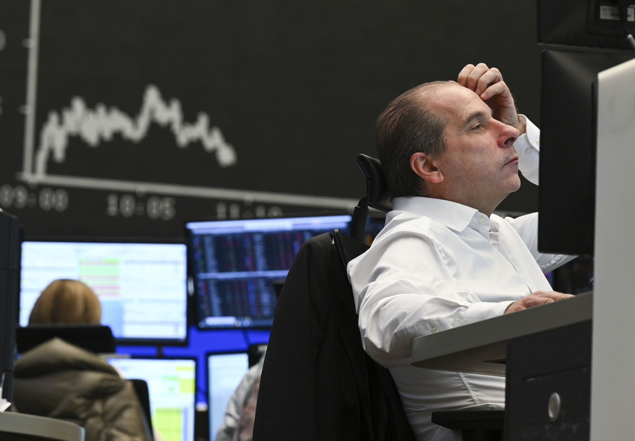 chart showing stock market decline