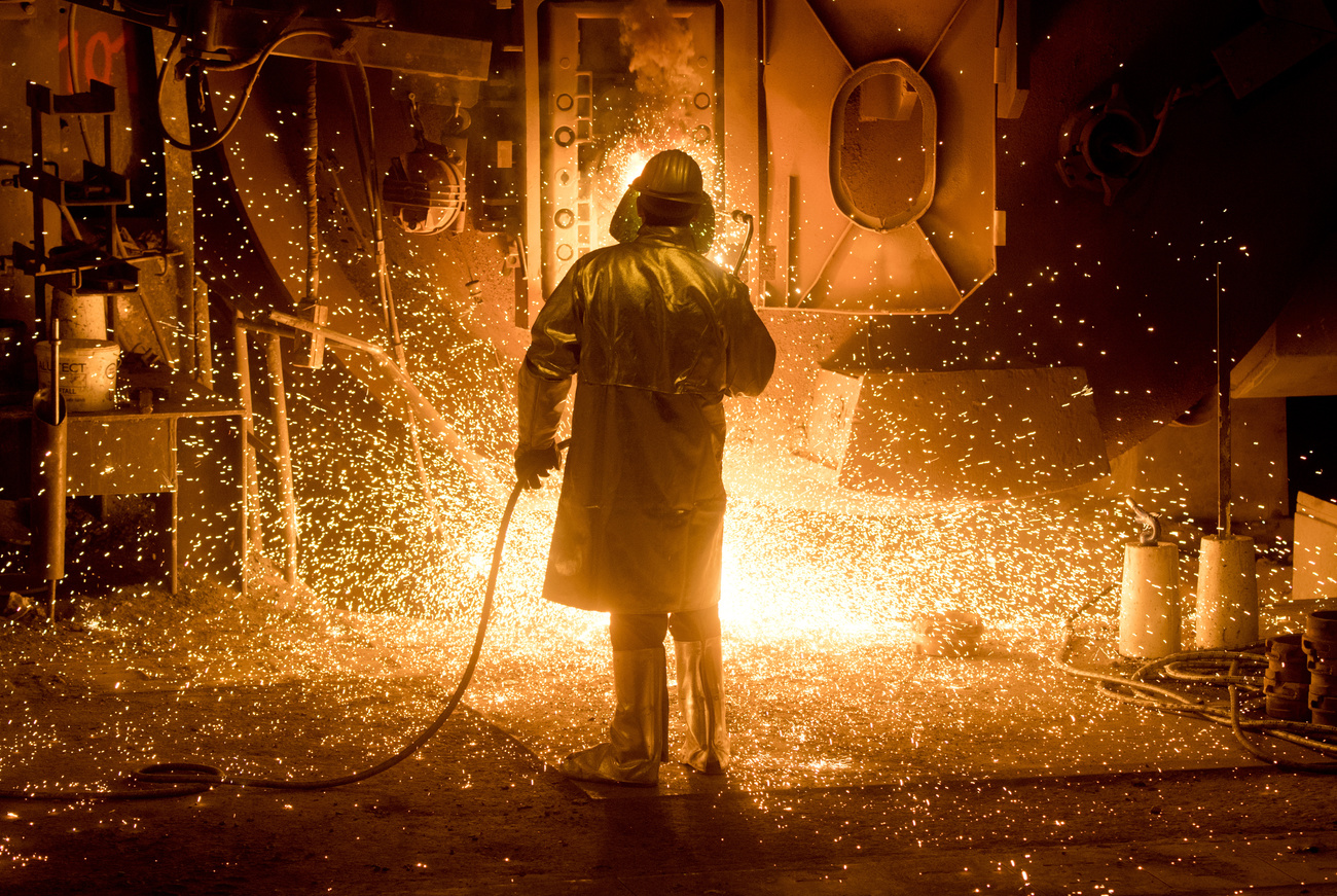 operaio al lavoro