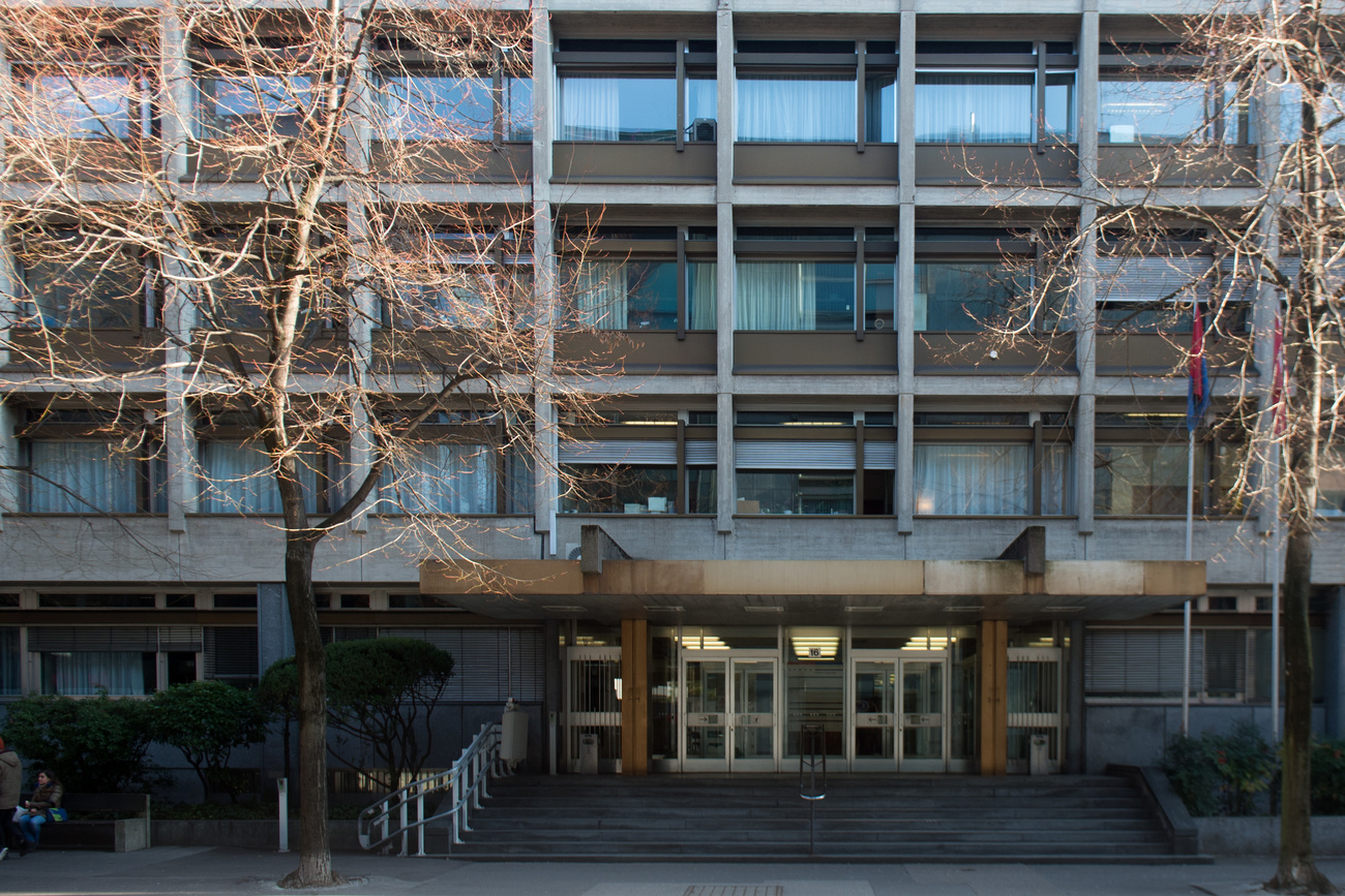 La sede del Tribunale di Lugano.