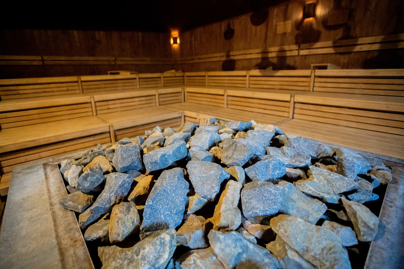 pietre di una sauna