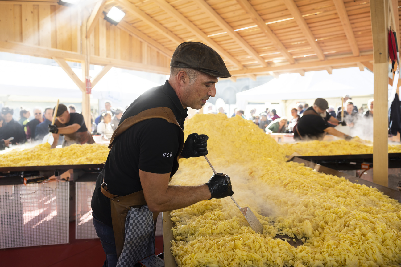 Biggest rösti in world.