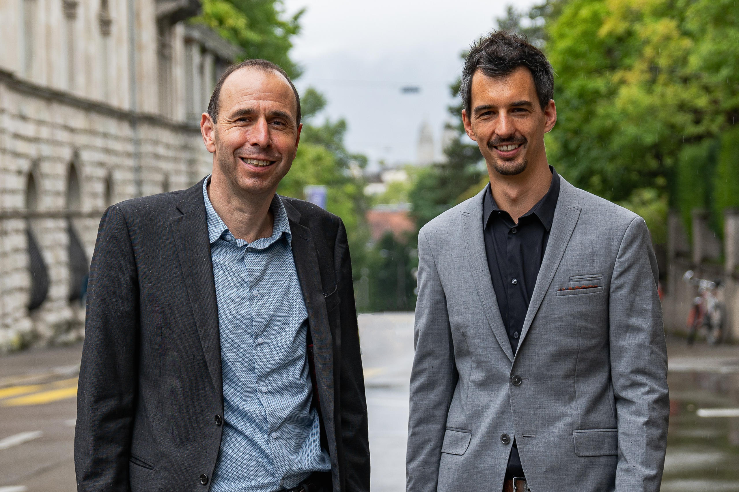 トビアス・シュトラウマン氏とファビオ・カネッジ氏