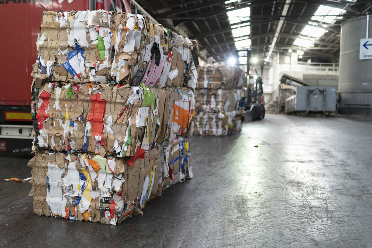 Recycling von Karton