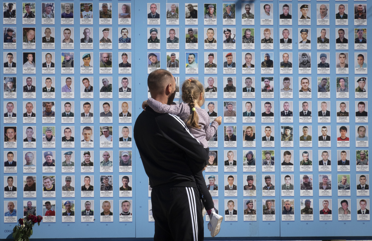 ウクライナの戦争で多くの兵士が犠牲になっている