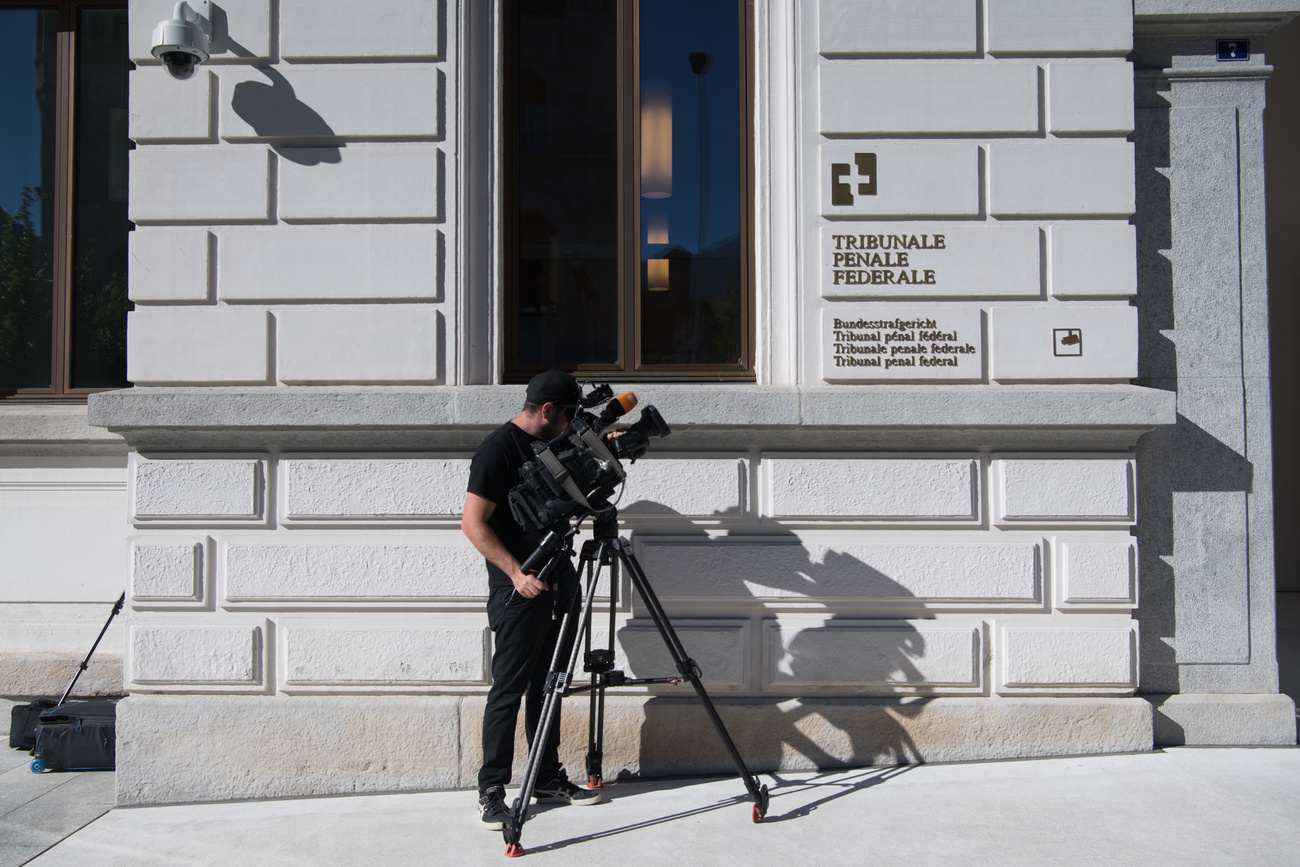Le tribunal pénal fédéral à Bellinzone (Tessin).