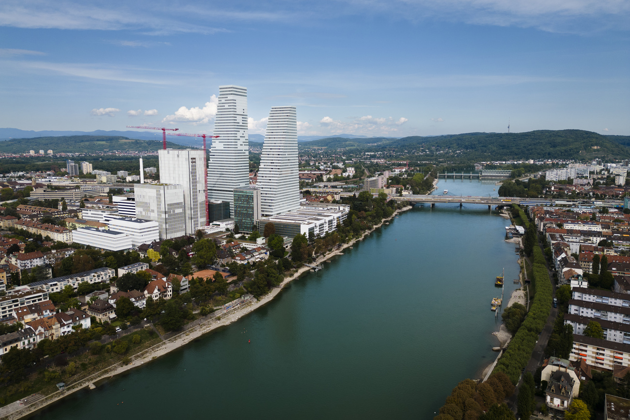 Roche s towers in Basel.