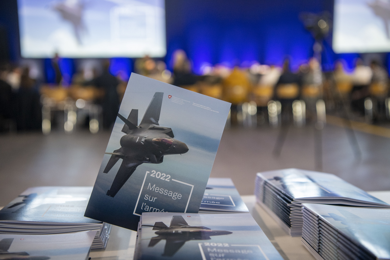 Pamphlets with F-35A jets on cover