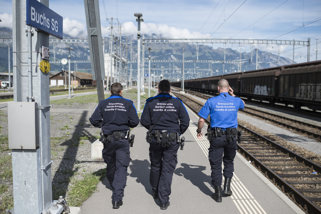 Border guards at Buchs