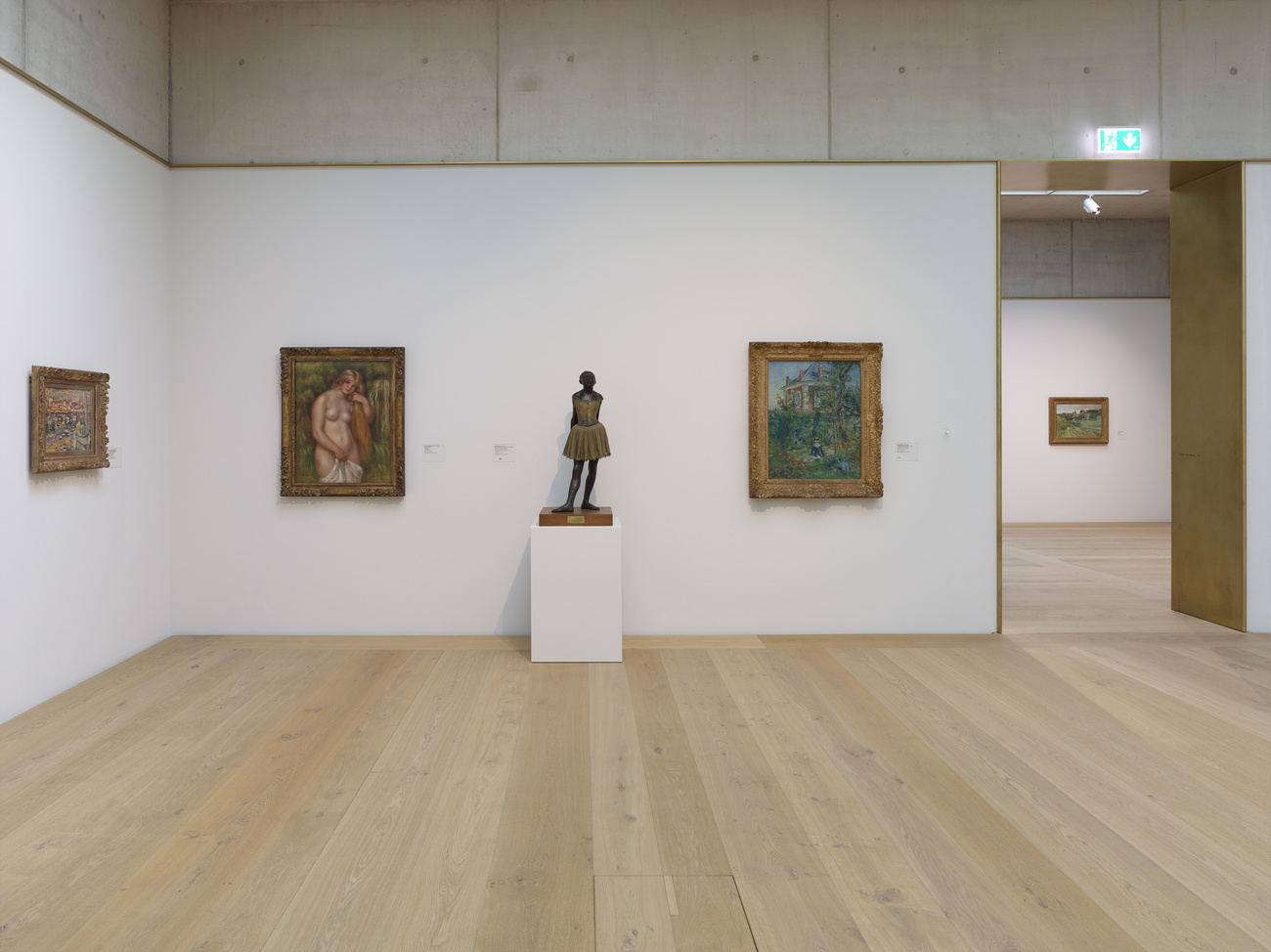 Alcune opere della collezione Bührle al Kunsthaus du Zurigo.