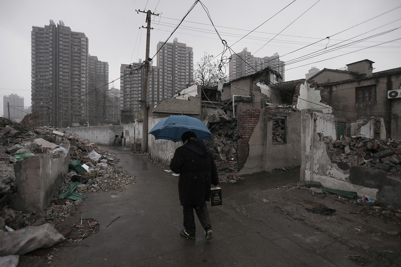 上海的這個區將被重建。攝於2011年。