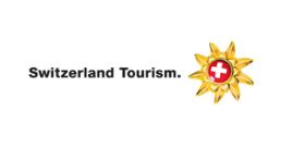 Edelweiss Flower with Logo Swiss Tourism