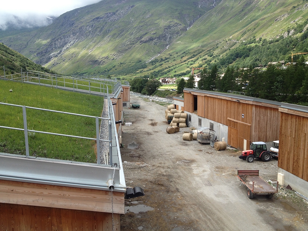 Neun neue Aufzuchtställe in Bonneval-sur-Arc (Frankreich)