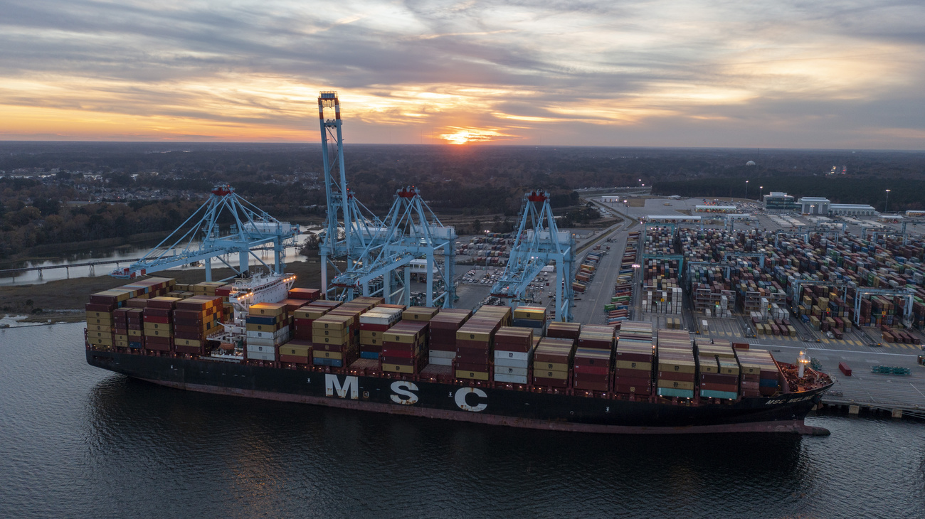 MSC container ship