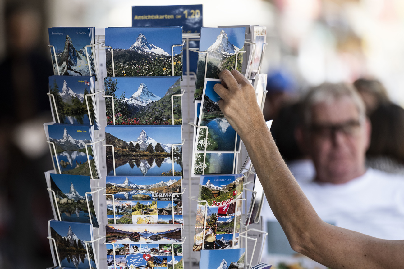 Vente de cartes postales