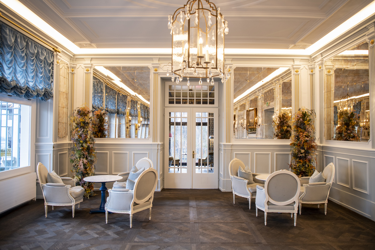 Un rinomato hotel a Lucerna.