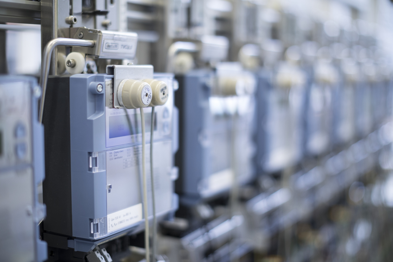 Medidores de electricidad.