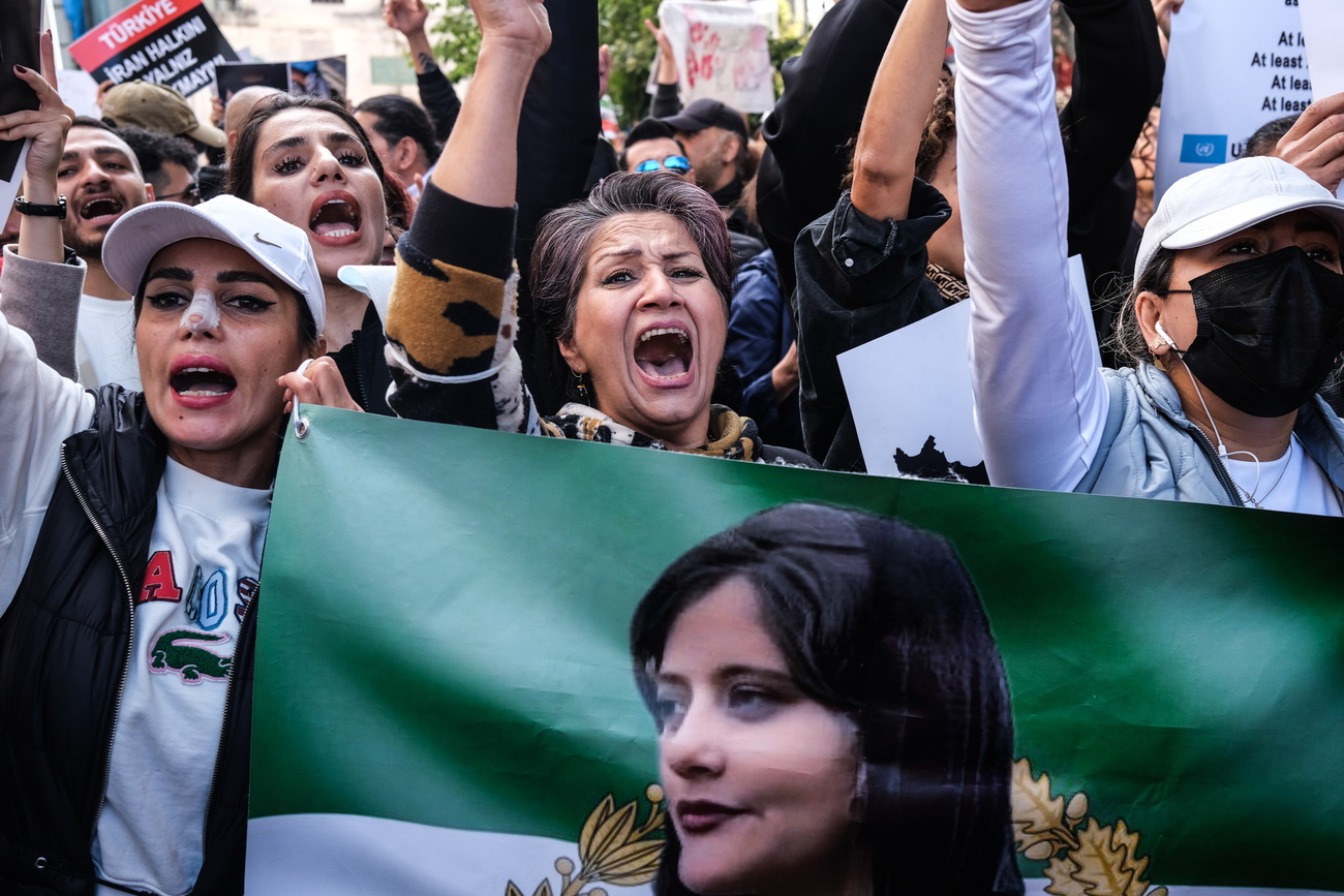 Manifestantes iranianos