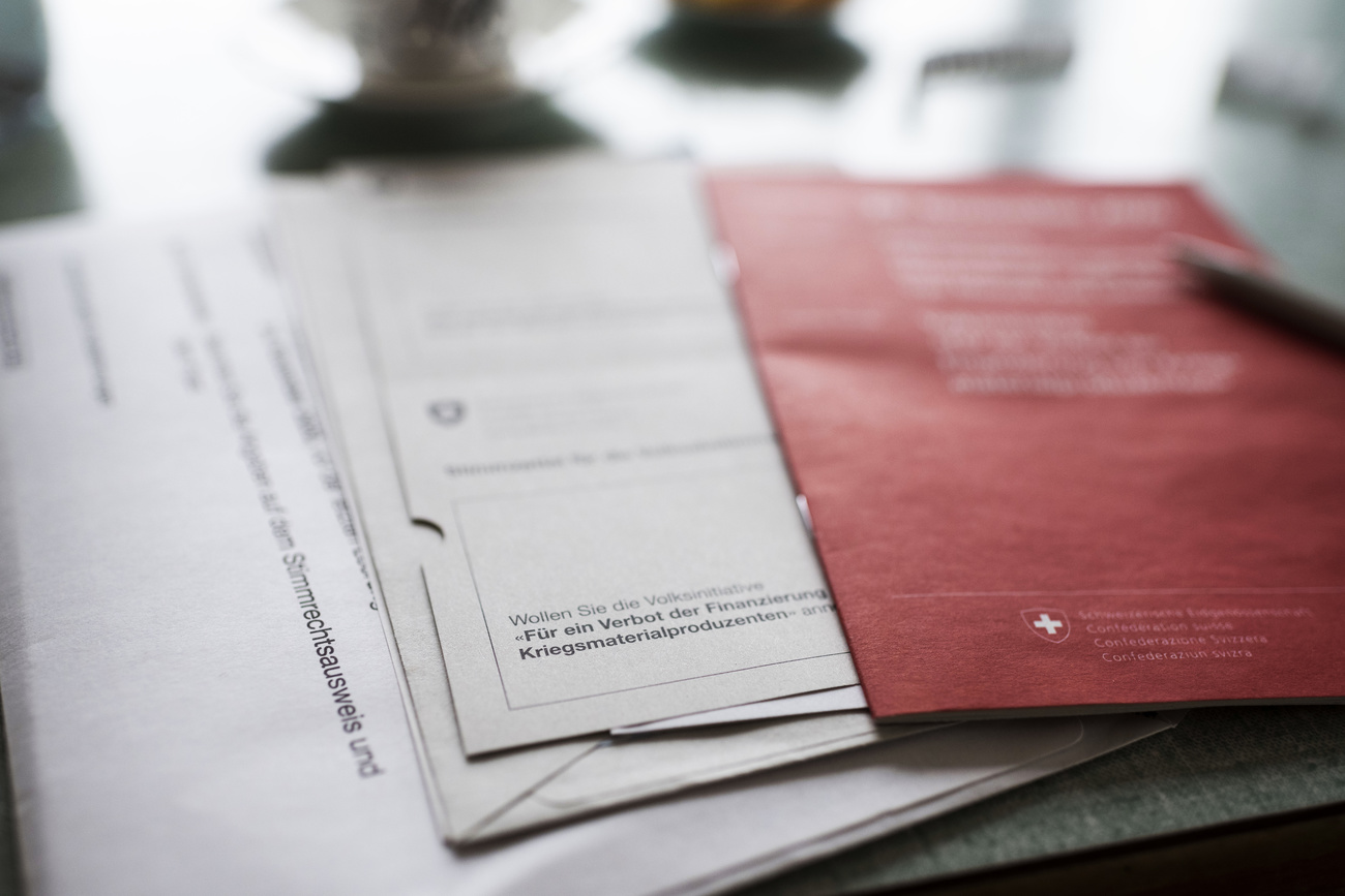 du matériel de vote