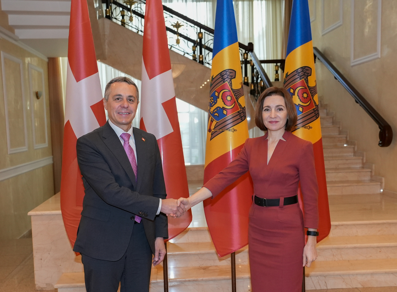 Cassis com o presidente moldavo