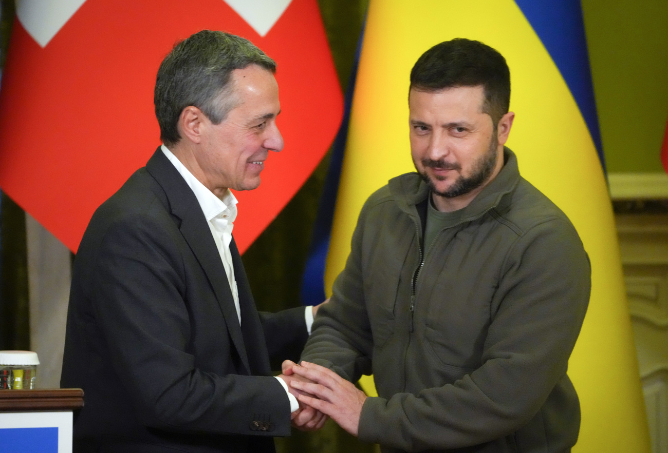 Ignazio Cassis and Volodymyr Zelensky