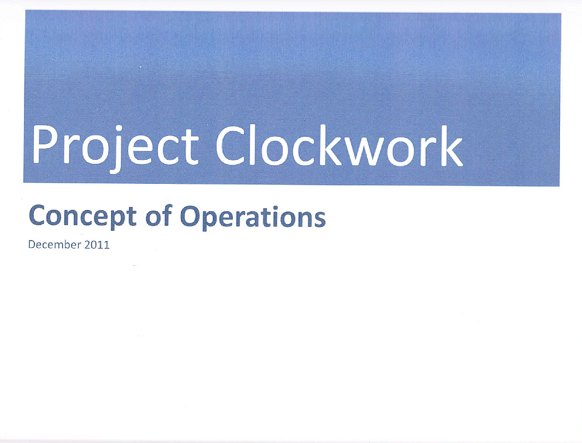 Project Clockwork