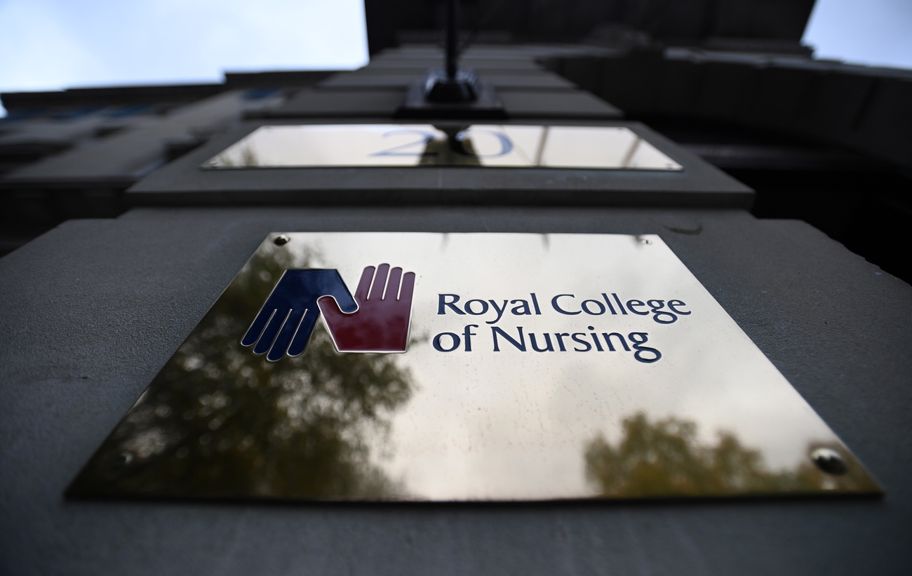 La sede del sindacato Royal College of Nurses a Londra.