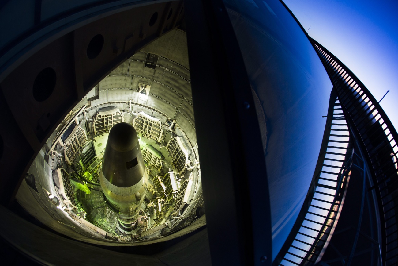 A decommissioned Titan II intercontinental ballistic missile in Arizona