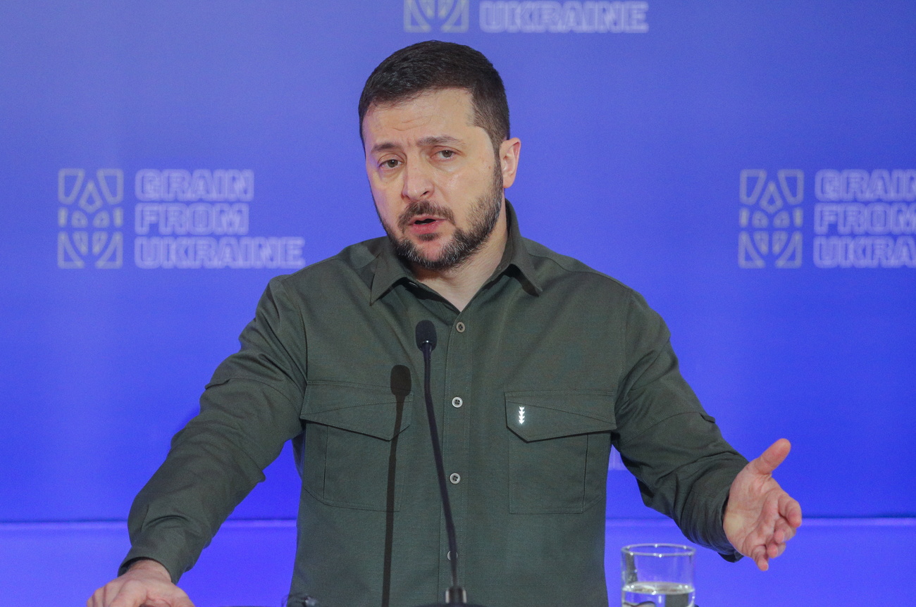 Il presidente ucraino Zelensky