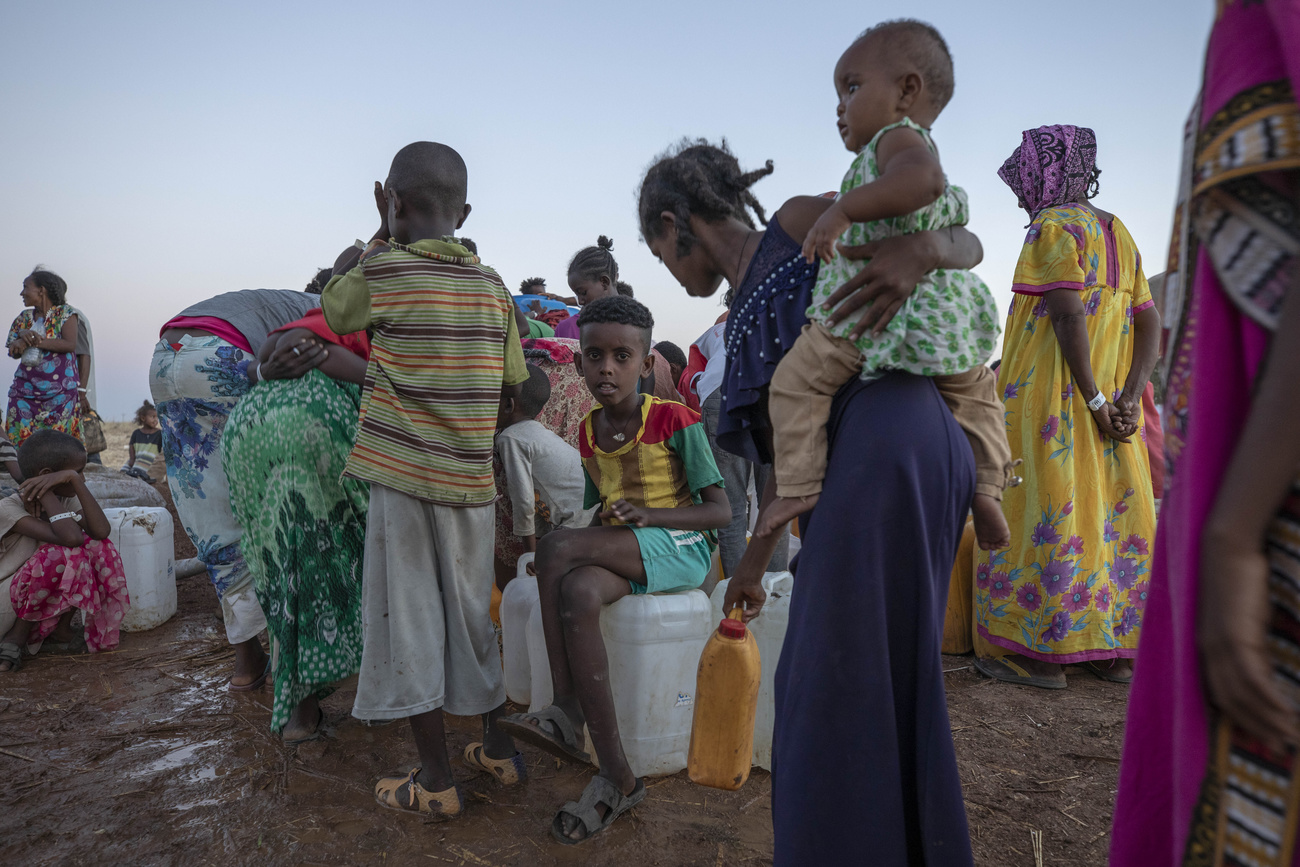 refugees in Ethiopia from the war in the north