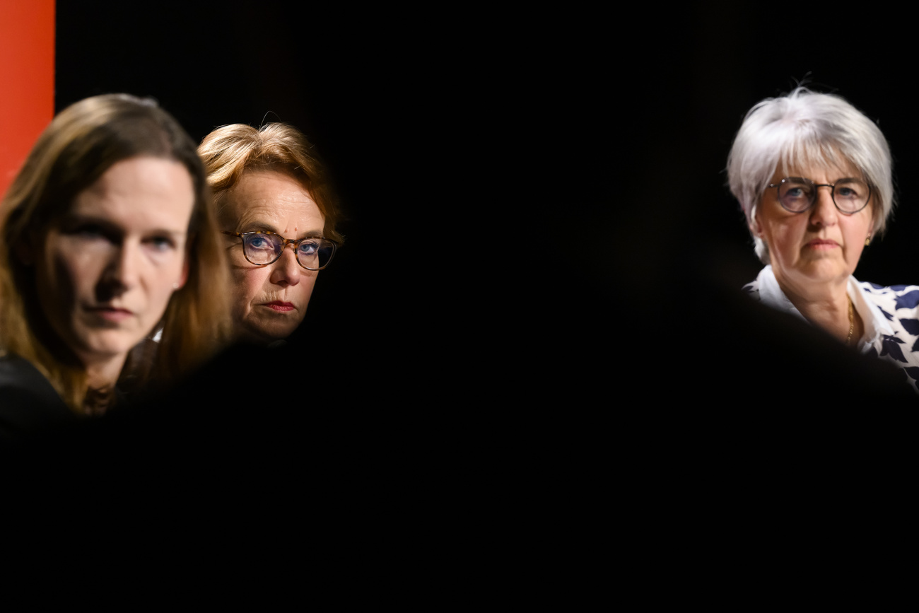 Evi Allemann, Eva Herzog and Elisabeth Baume-Schneider