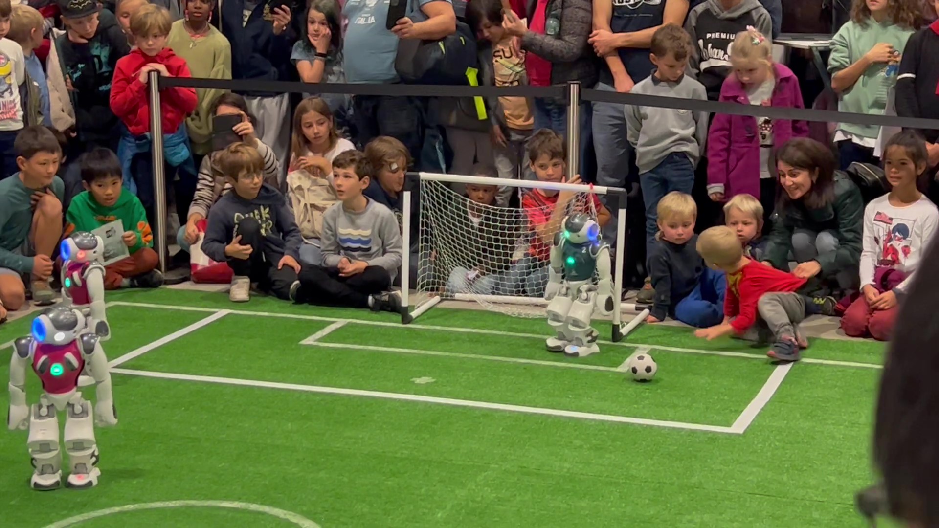 Fussballspielende Roboter