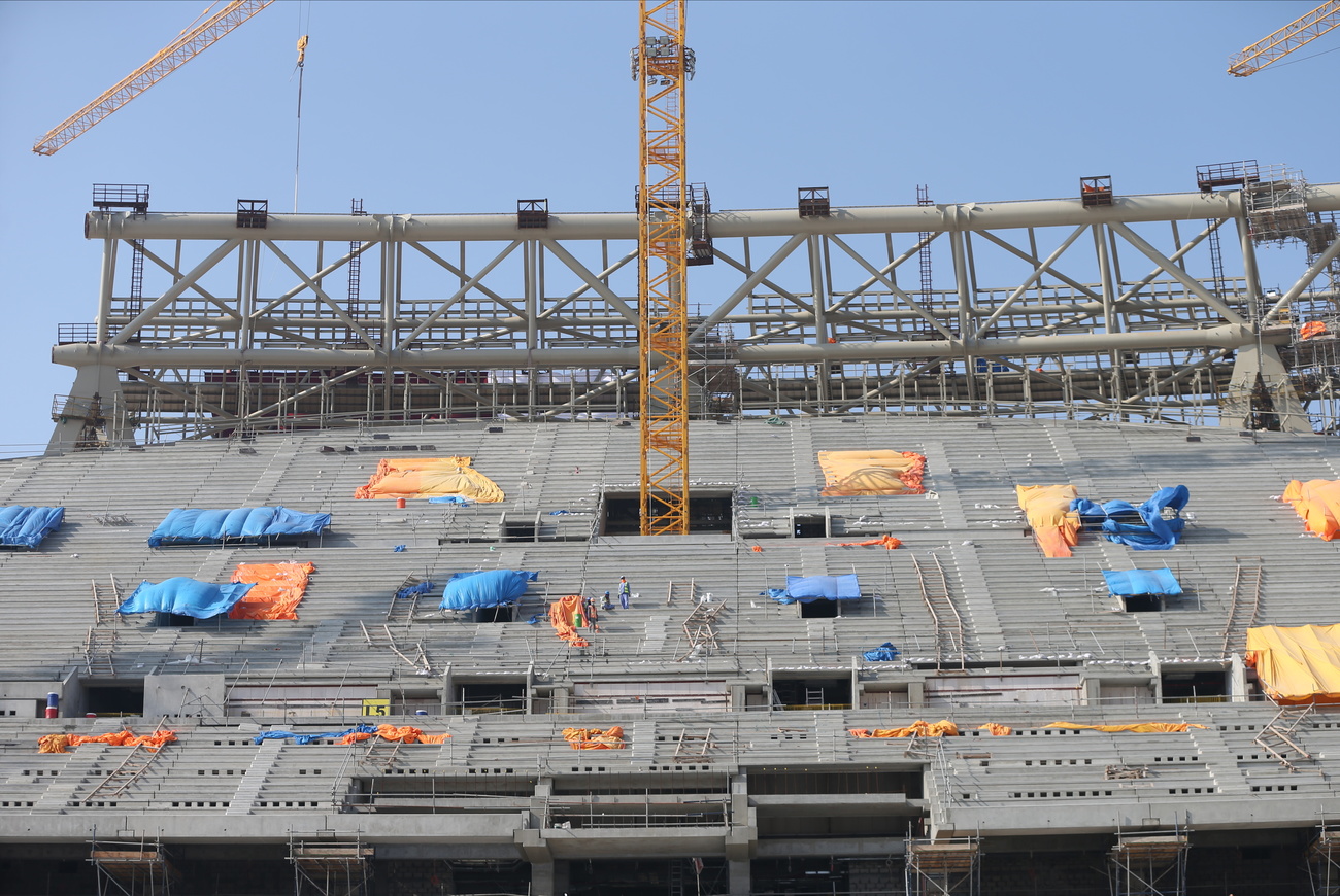 stadium construction site