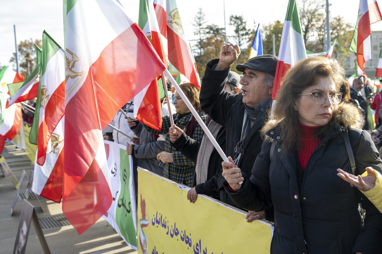 demonstration at Palais des Nations