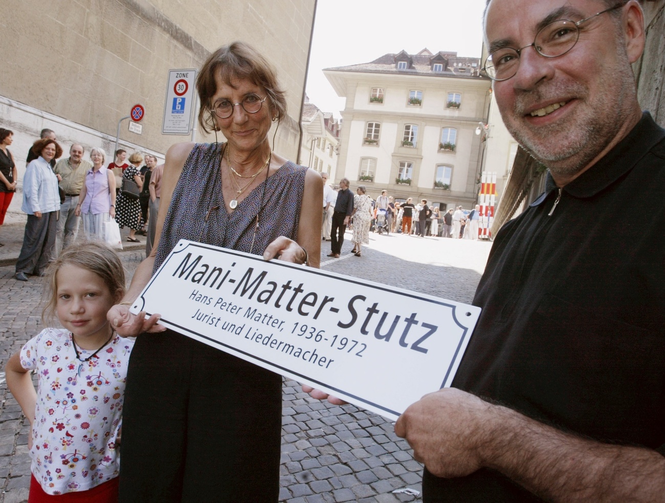 Matter s wife and granddaughter at the inauguration of MM Stutz